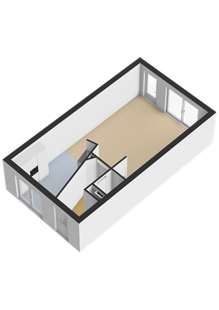 Floorplan - Woestduijnstraat 73, 1335 TS Almere